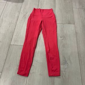 lululemon athletica High-Rise Red Leggings
